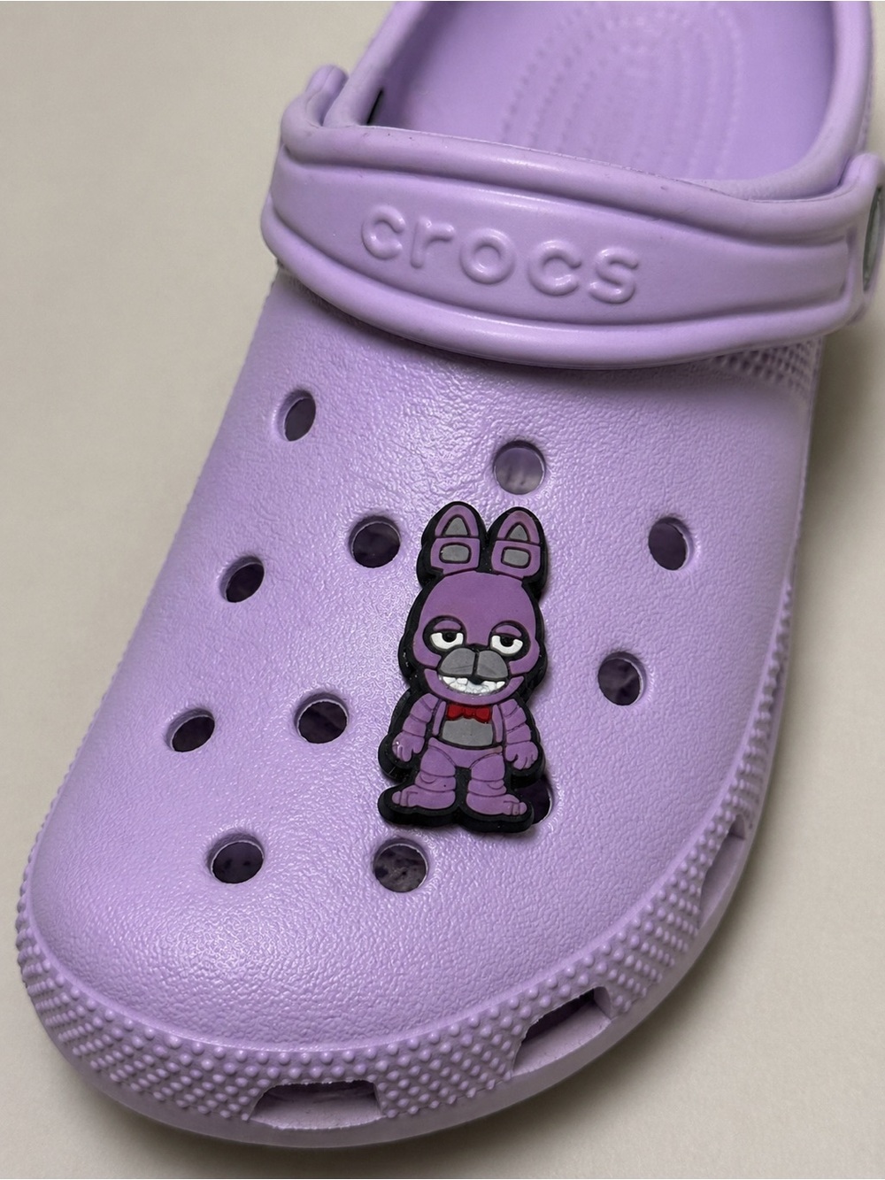 FNAF Purple Bunny croc charm|Five nights at Freddy’s collector